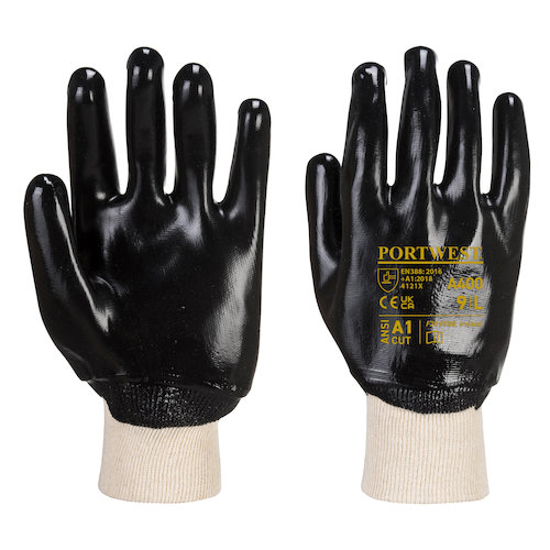 A400 PVC Knitwrist Gloves (5036108301850)